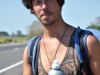 This french backpacker was walking on the highway and trying to get a lift to Sydney