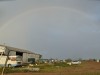 Rainbow over the shed