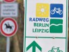 Zum Glück gibt es noch den Radweg Berlin-Leipzig / Fortunately there is the cycle path "Berlin-Leipzig"
