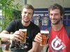 Having a beer with Xavier in Gayndah