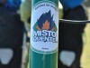 Detail of Toms velo. Misto Quente is the name of his Samba group in Paris.