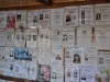 Todesanzeigen - Dieses hängen in jedem bulgarischen Dorf aus