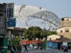 Construction of the new Skytrain station in Taichung City